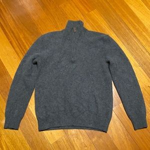 Cashmere polo by Ralph Lauren 1/4 zip sweater